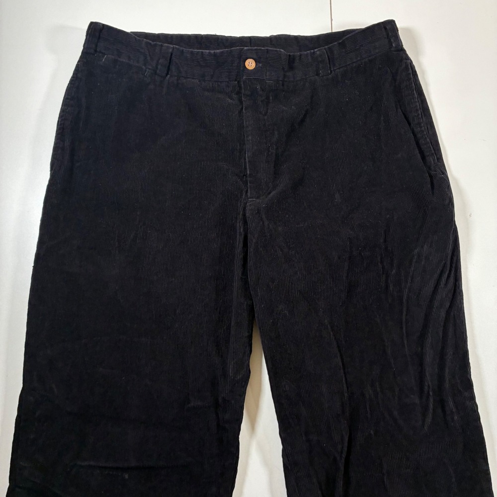 Bills Khakis Corduroy Pants 40x34 Dark Blue Straight Made‎ in USA Cotton Thick